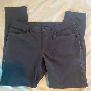 Lululemon ABC Pants 36x34 Warpstream Obsidian EUC